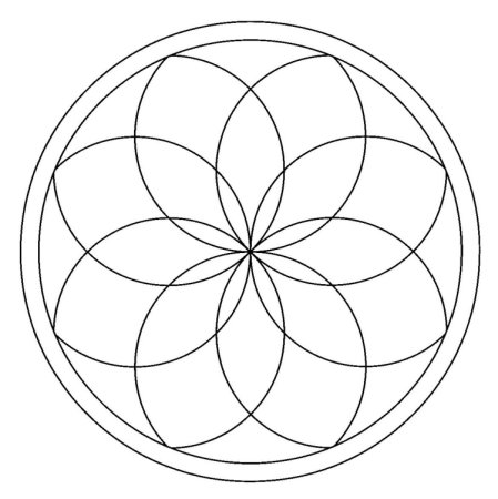Vesica Piscis цветок жизни