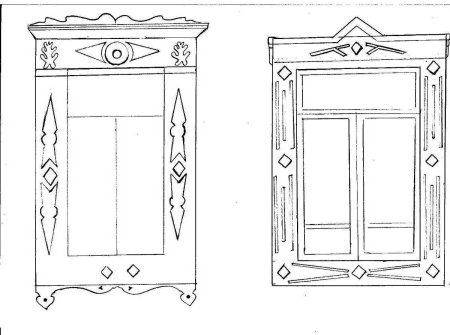 Наличники рисунок