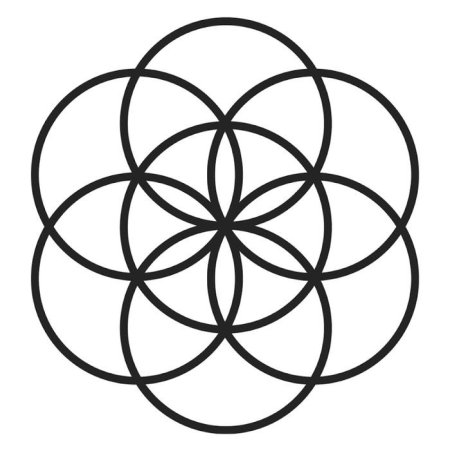 Vesica Piscis цветок жизни