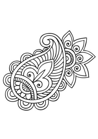 Индийские орнаменты орнаменты и узоры трафареты