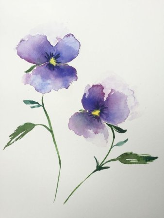 Оригинальные рисунки акварелью для начинающих