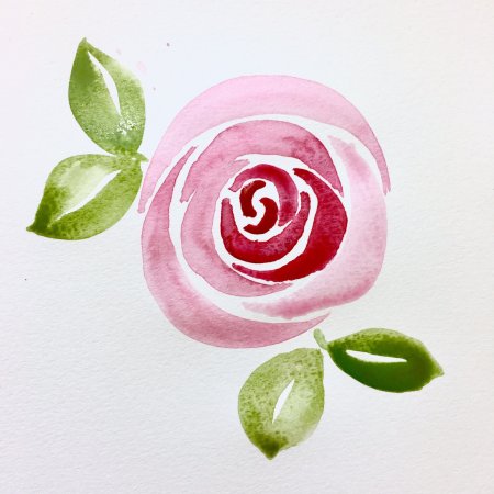 Рисунки акварелью простые