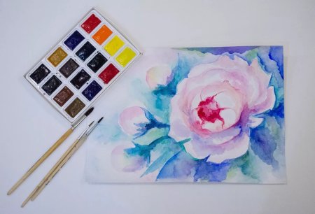 Маленькие рисунки акварелью