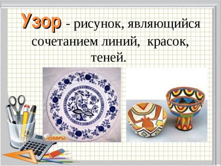 Посуда с математическим орнаментом