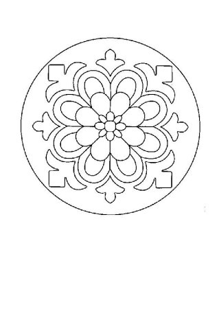 Тарелка рисунок