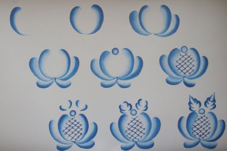 Гжель в круге