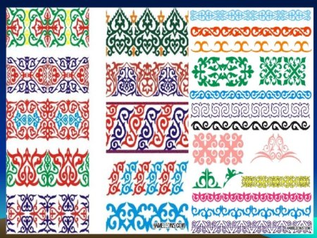 Башкирский орнамент Кускар а4