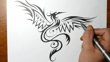 Тату рисунки на бумаге
