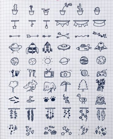Bullet Journal заголовки