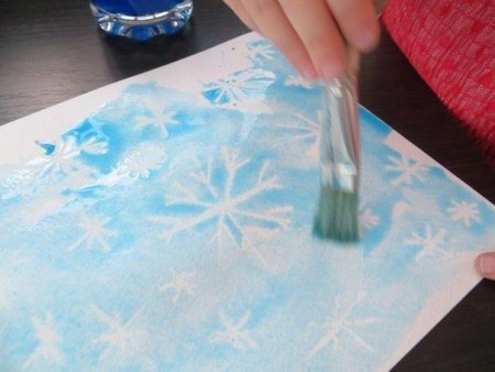 Морозные узоры на окне рисование