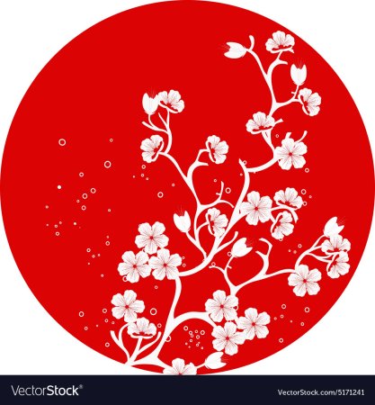 Сакура орнамент