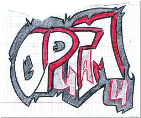 Граффити для раскрашивания
