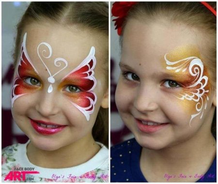 Аквагрим простой для детей для начинающих