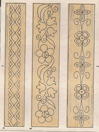 Узоры для выжигания по дереву
