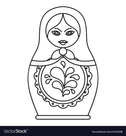 Матрешка Графика
