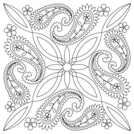 Ковер с несложным рисунком