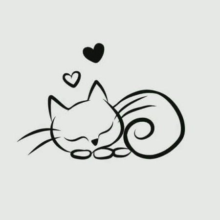 Котик эскиз