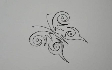 Лёгкий узор карандашом