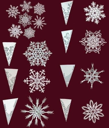 Красивые снежинки