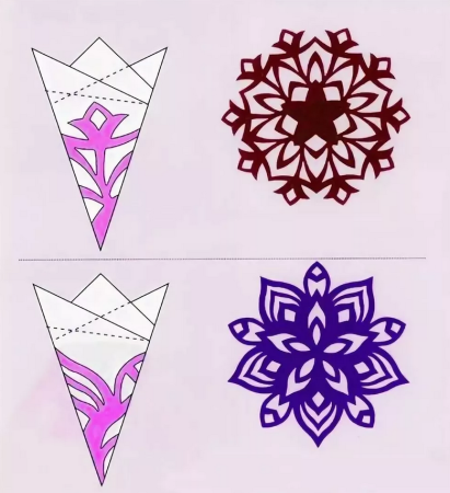 Красивые снежинки вырезать