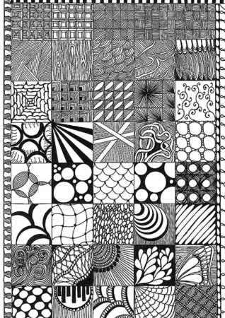 Зентангл и дудлинг для начинающих