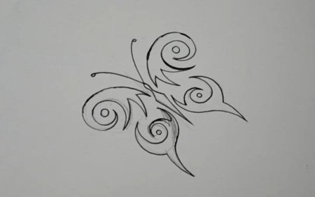 Лёгкий узор карандашом