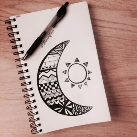 Рисунки для скетчбука для начинающих