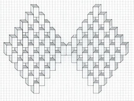 Узоры по клеточкам сложные