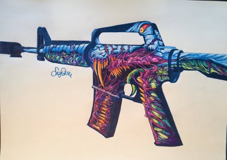 Раскрашенные оружия