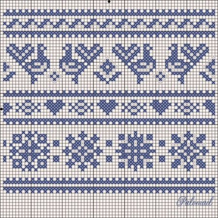 Вышивка крестом орнамент на полотенце