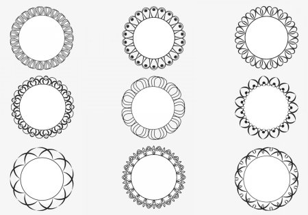 Круговой орнамент легкий