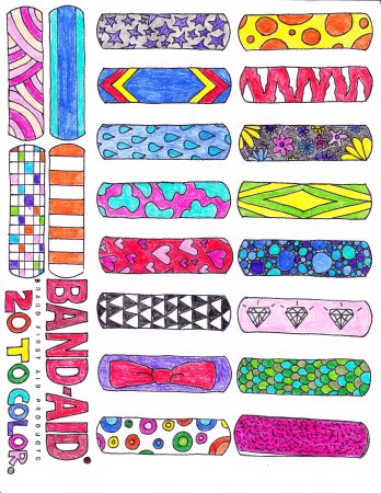 Идеи для рисунков на пластыре