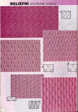 Простая вязка спицами схемы