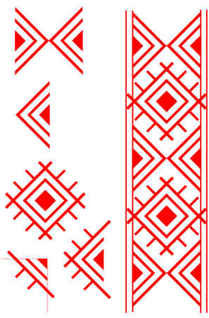 Славянский орнамент Алатырь