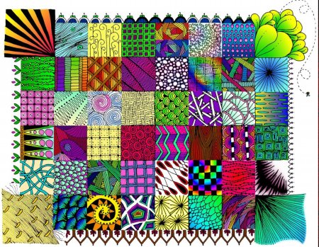 Дудлинг техника рисования для детей