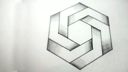 Иллюзии карандашом