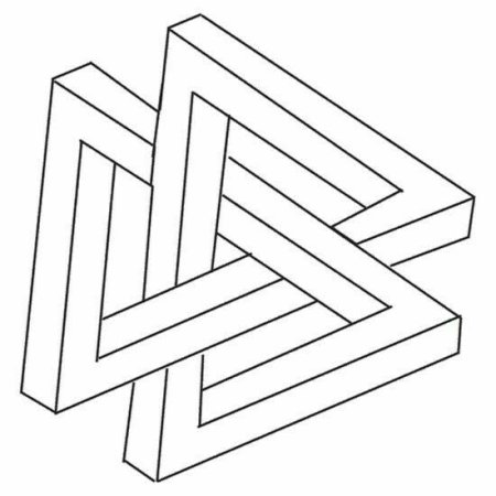 Оптические иллюзии карандашом