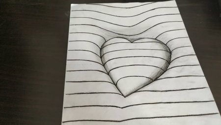 Рисунки иллюзии карандашом