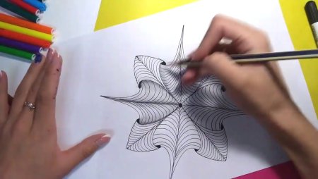 Рисунок антистресс 3д