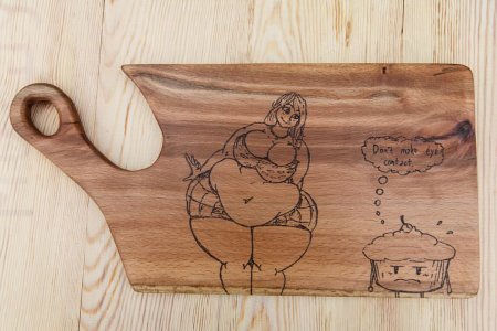 Трафарет для разделочной доски рисунок