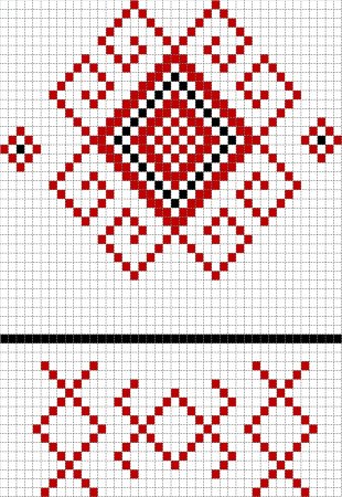 Народная вышивка крестиком