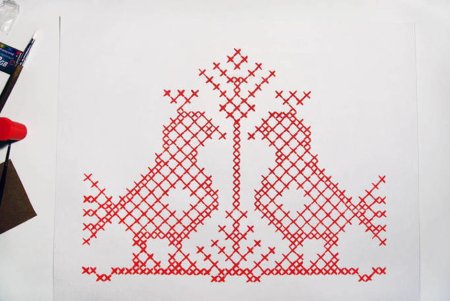 Рисование крестиком