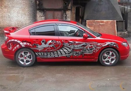 Автовинил в японском стиле