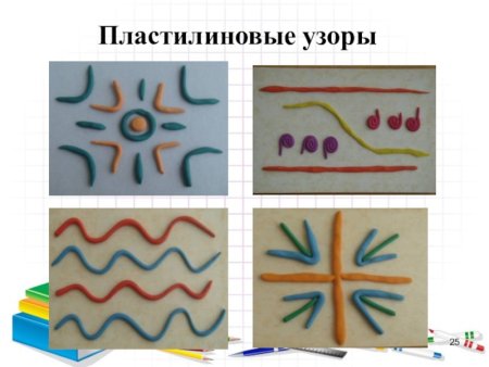 Узоры для пластилиновог