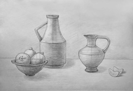 Натюрморт рисунок