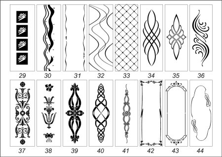 Орнамент на мебели