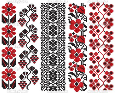 Вышиванка украинская узор