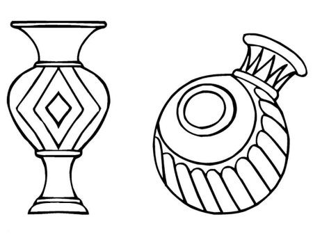 Рисунки вазы с узорами легкие (48 фото)