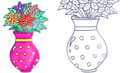 Трафарет греческой вазы для рисования