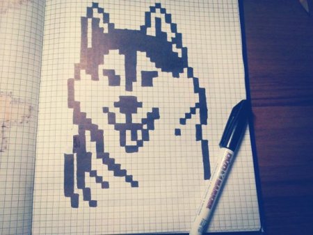 Рисование объемных фигур по клеточкам